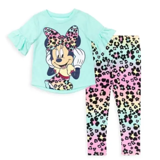 Disney Minnie Mouse T-Shirt and Leggings Outfit Set Infant to Big Kid image {9}
