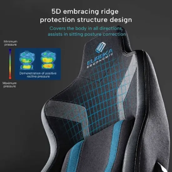 EUREKA ERGONOMIC HyperX Python II Gaming Chair image {9}