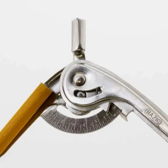 BAZIC Products&reg; Metal Ball Bearing Compass with #2 Wood Pencil, Pack of 12 image {3}