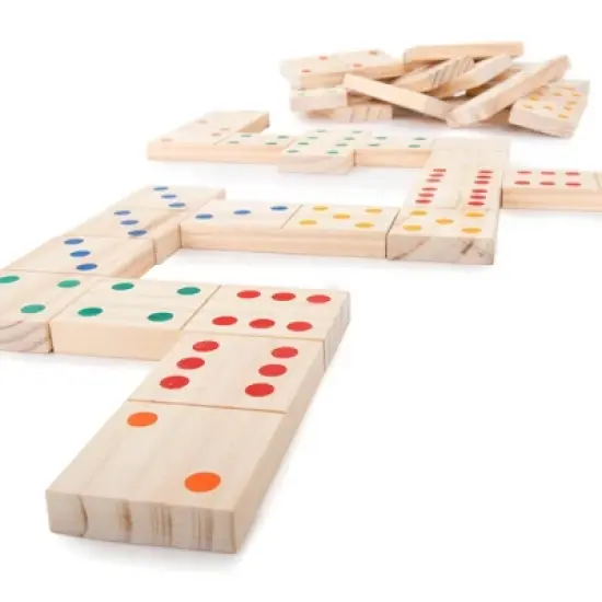 Hey! Play! Giant Wooden Dominoes Set image {1}