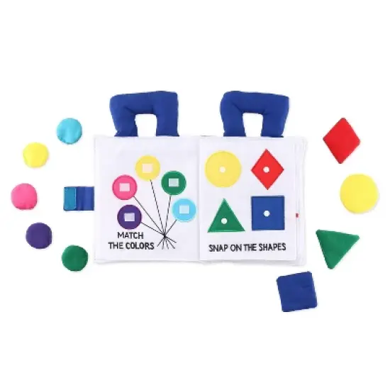 The Peanutshell Soft Cloth Quiet Book for Babies, Learning Activities for Toddlers image {3}