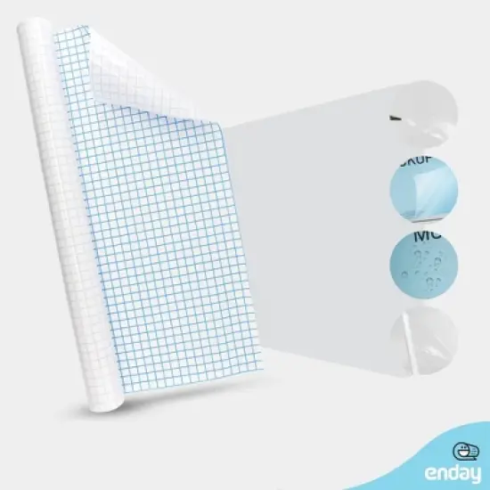 Enday Clear Self-Adhesive Book Cover image {2}