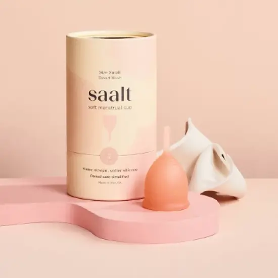 Saalt Soft Menstrual Cup - Desert Blush - Small image {2}