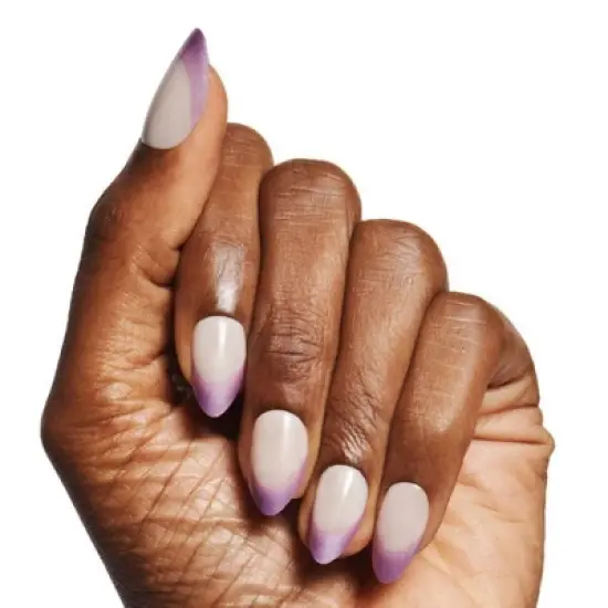 Olive & June Press-On Fake Nails - Maximalist - M Almond - Twighlight Aura French - 42ct image {2}