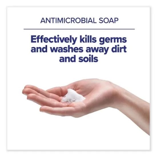 PURELL HEALTHY SOAP 0.5% BAK Antimicrobial Foam Refill, For ES4 Dispensers, Light Citrus Floral Scent, 1,200 mL, 2/Carton image {2}