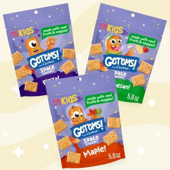 Get'ems! from Gerber Space Crackers Kids Snacks - Parmesan image {6}