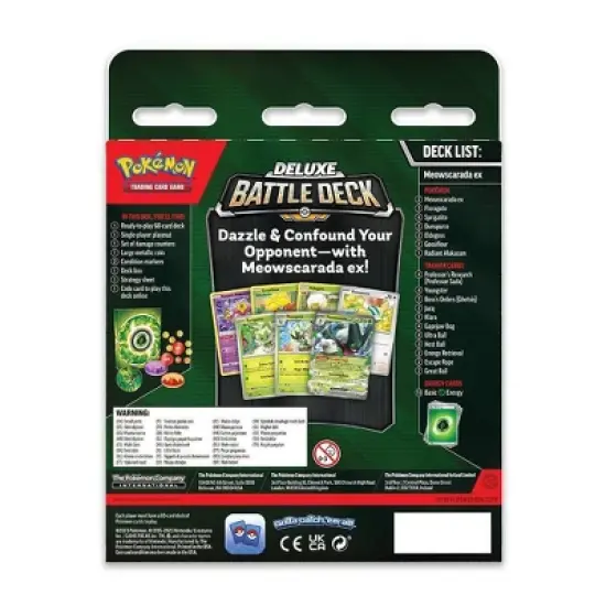 Pok&eacute;mon Trading Card Game: Meowscarada ex Deluxe Battle Deck image {2}