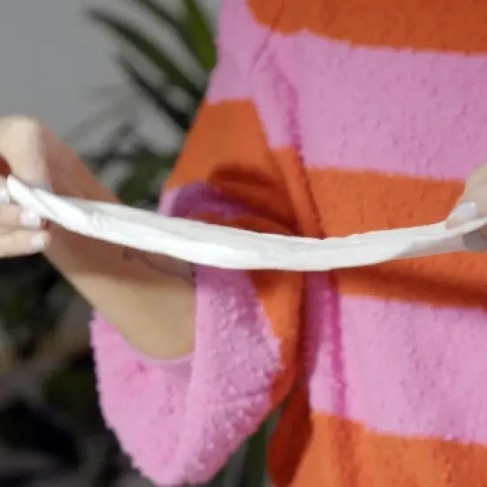 Cora Organic Cotton Ultra Thin Overnight Fragrance Free Pads with Wings for Periods - Super Absorbency - 28ct image {6}