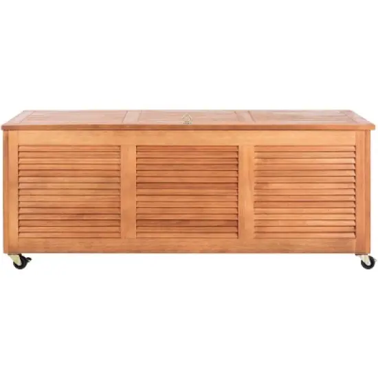 Elina 47.2 Inch L Outdoor Cushion Deck Box  - Safavieh image {16}