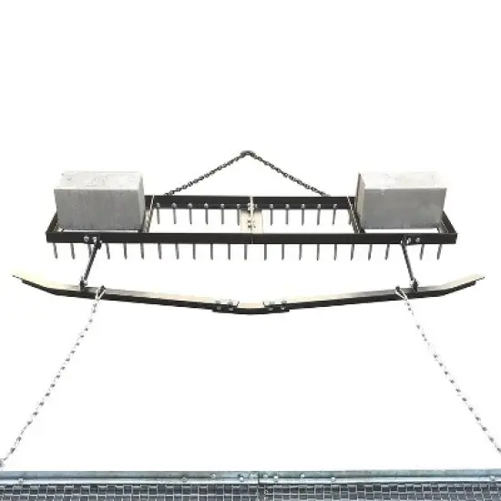 Yard Tuff 6' Spike Drag with Surface Leveling Bar and Drag Mat for ATV/UTVs image {4}