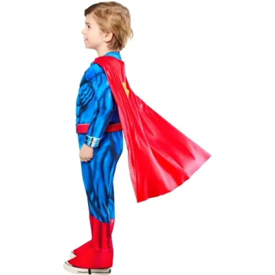 DC Comics Boys' Superman Halloween Costume Jumpsuit Blue image {3}