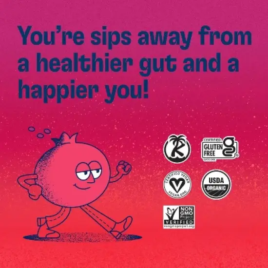 Health-Ade Organic Vegan Pomegranate Kombucha - 16 fl oz image {7}