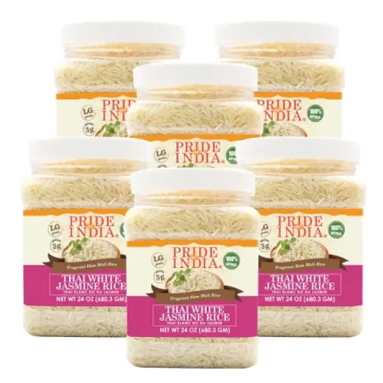 PRIDE OF INDIA Thai White Jasmine Rice image {11}