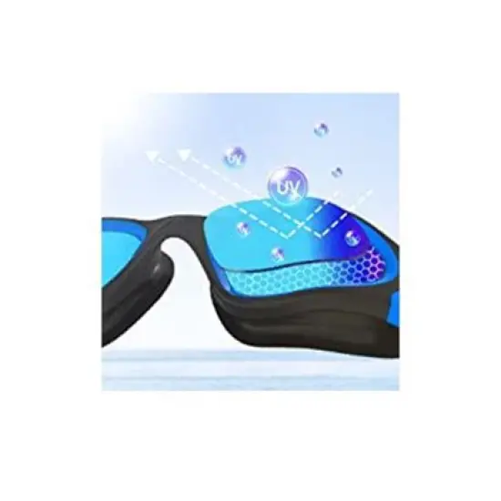 Link Active Wide View Swim Goggles Polarized UV Protection Open Waters Indoor Outdoor Pool Anti Fog For Adults image {3}