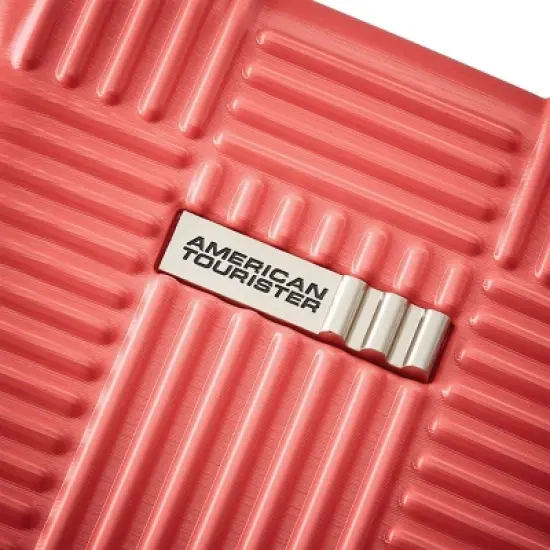 American Tourister NXT Checkered Hardside Carry On Spinner Suitcase image {4}