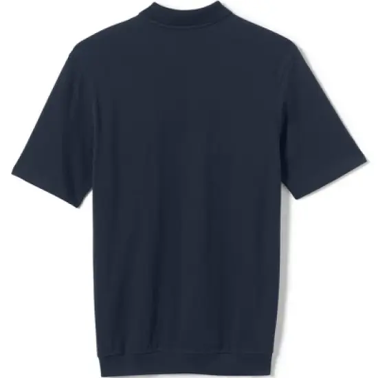 Lands' End School Uniform Kids Short Sleeve Banded Bottom Polo Shirt image {1}