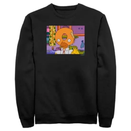 Men's The Simpsons Homer Donut Head Sweatshirt image {3}