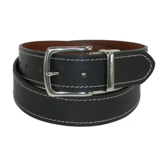 Tommy Hilfiger Men's Reversible Belt with Contrast Stitch image {4}