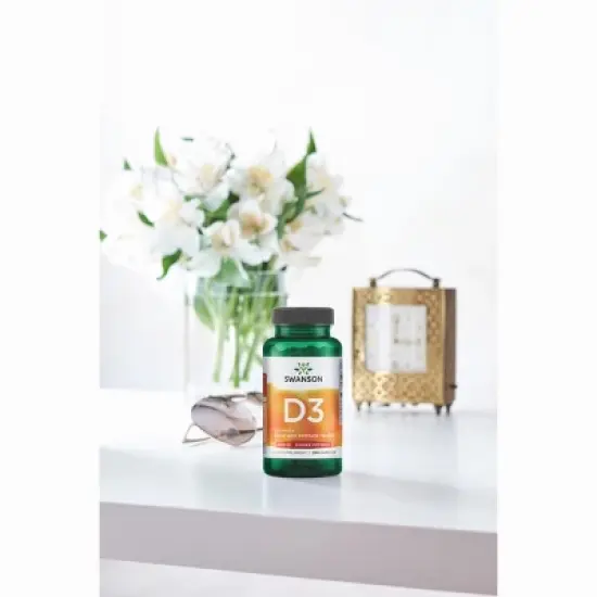 Swanson Vitamin D3 - Higher Potency, Promotes Bone Health & Immune Wellness, Helps Support Weight Management, 2,000 Iu (250 Capsules) image {2}