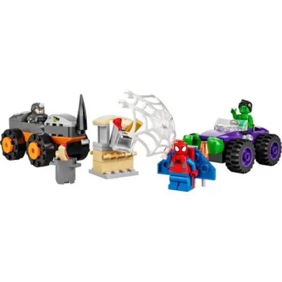 LEGO Marvel Hulk vs Rhino Monster Truck Showdown Set 10782 image {1}