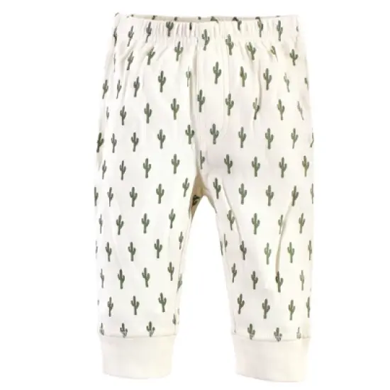 Touched by Nature Baby and Toddler Boy Organic Cotton Pants 4pk, Cactus image {2}