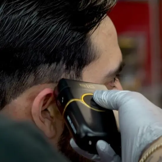 StyleCraft Instinct Metal Cordless Double Foil Shaver with IN2 Vector Motor Intuitive Torque Control, USB-C Rechargeable, Black image {2}