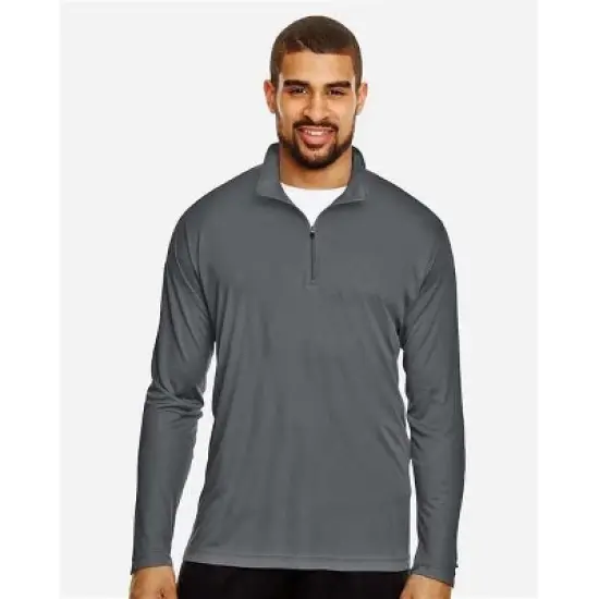 EG PRO Men Pullover Quarter Zip Athletic Zone Performance image {4}