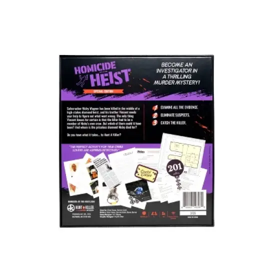 Hunt A Killer Homicide At The Heist Special Edition Board Game image {1}