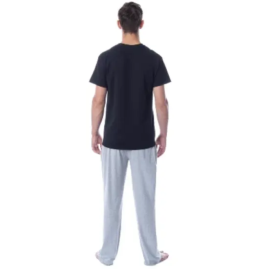 Tom And Jerry Men's Classic Characters Logo Sleep Pajama Set Multicolored image {1}