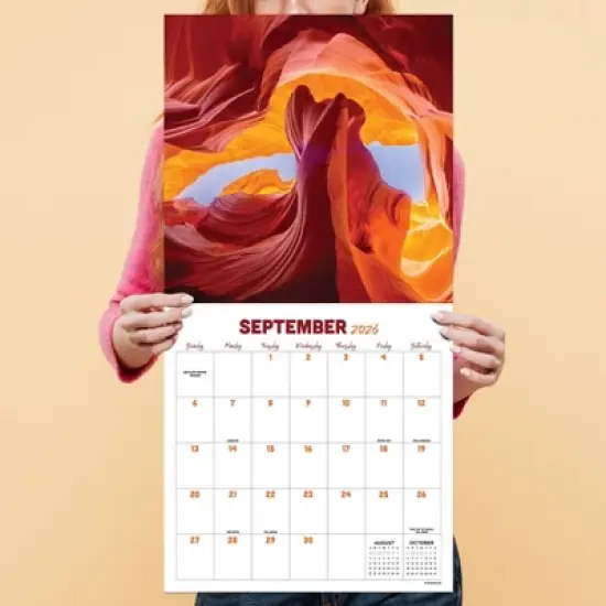 TF Publishing 13.5"x14.5" 2026 Landscapes Wall Calendar image {3}