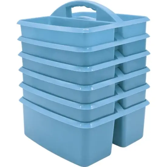 Teacher Created Resources&reg; Light Blue Plastic Storage Caddy, Pack of 6 image {5}