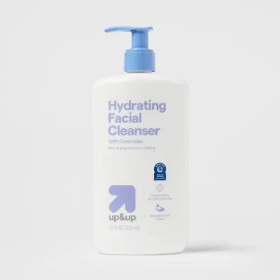 Hydrating Facial Cleanser with Ceramides - Normal to Dry Skin/Sensitive - 12fl oz - up&up&trade; image {3}