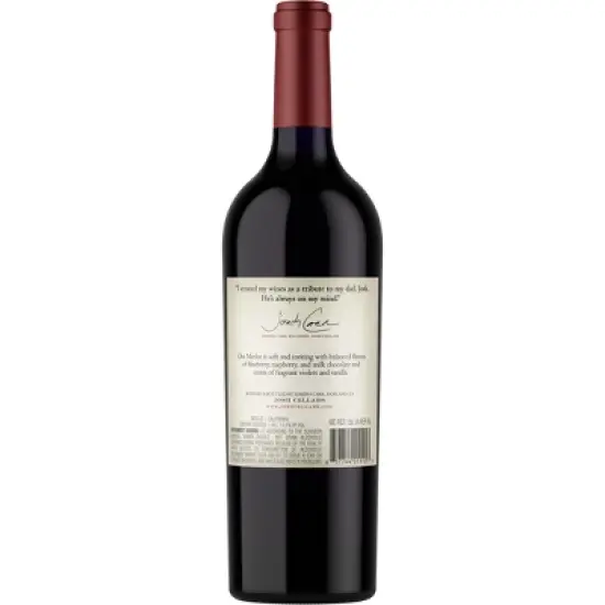 Josh Merlot Red Wine - 750ml Bottle image {6}
