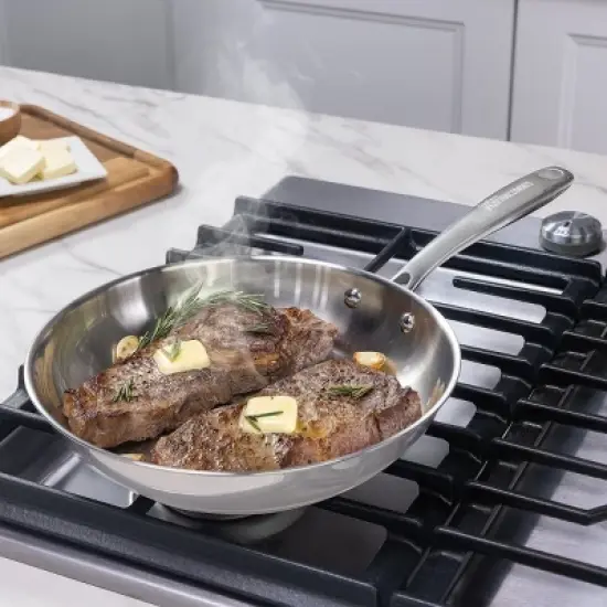 Guy Fieri's Flavortown 10.3" Stainless Steel Fry Pan image {1}