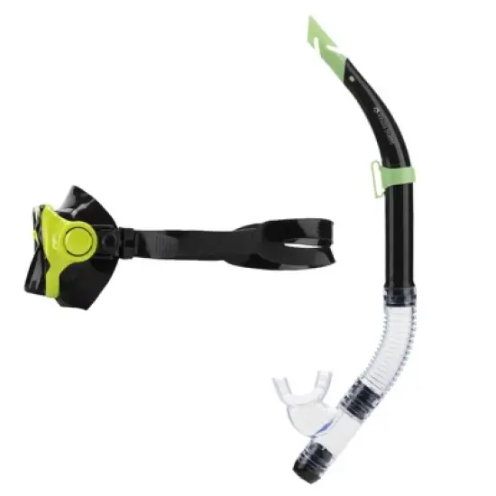 Hawaii Divers Beluga Jr Snorkel Combo &ndash; Bright Yellow/Black | Ages 8+ image {4}