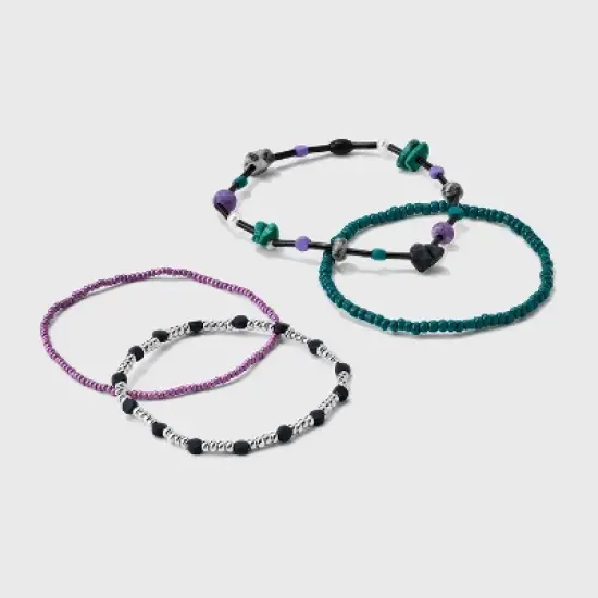 Semi Precious Opal Stretch Bracelet Set 4pc - Universal Thread&trade; image {6}