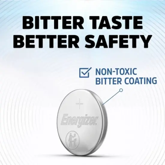 Energizer 2032 Batteries 2pk - Lithium Coin Battery: Household, Silver, Single-Use image {6}