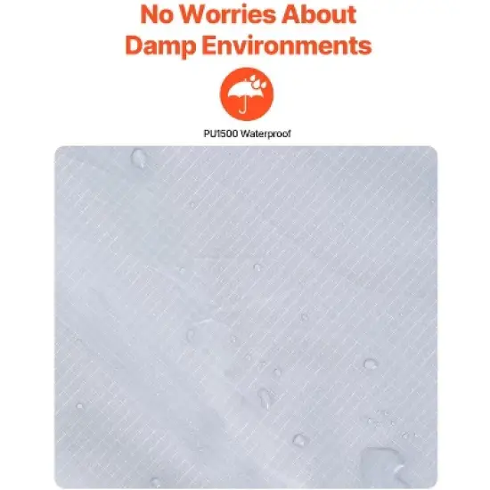 VEVOR Camping Blanket, Large Warm Wearable Stadium Blanket, Waterproof & Windproof, Polyester Fleece, Flame Retardant, 79" x 59", Light Grey image {3}