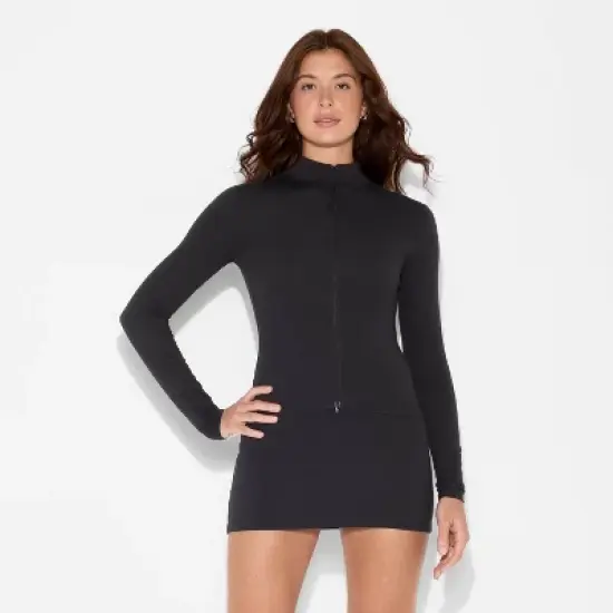 Women's ButterBliss Double Zip Fashion Jacket - Wild Fable&trade; image {1}