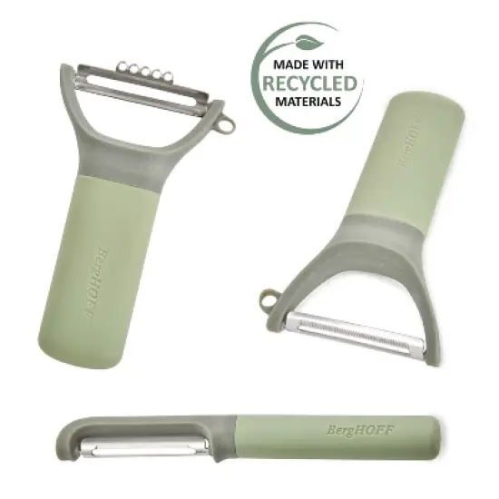 BergHOFF Balance 3Pc Stainless Steel Peeler Set, Recycled Material image {6}