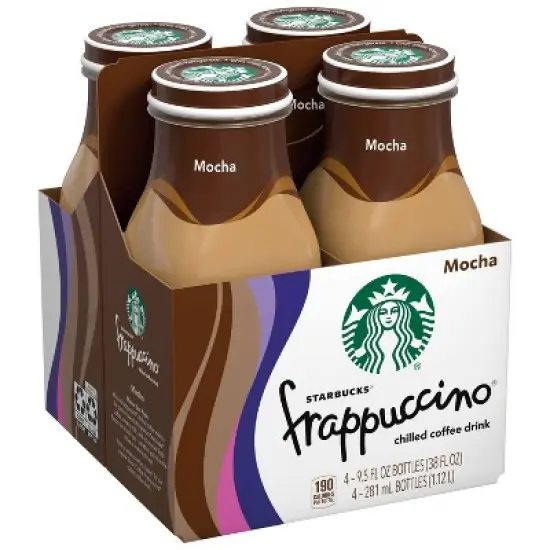 Starbucks Frappuccino Mocha Coffee Drink - 4pk/9.5 fl oz Glass Bottles image {1}