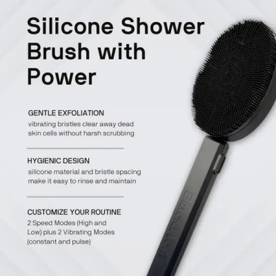 Black Wolf Sonic Scrubber - Powered Body and Face Brush image {2}