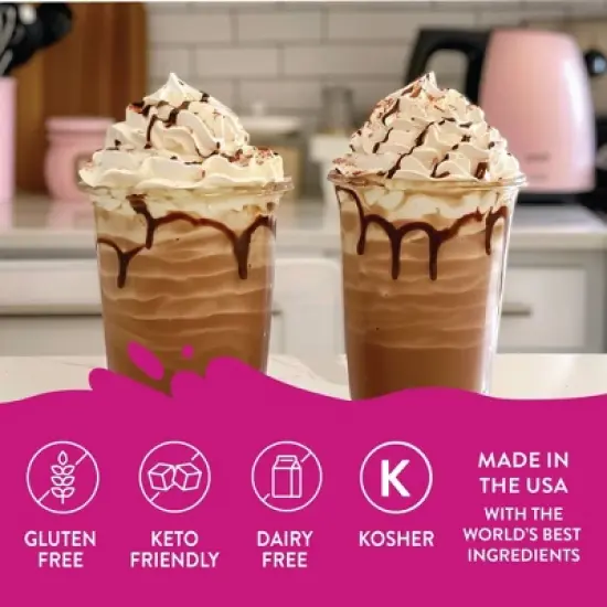 Jordan's Skinny Mixes Sugar Free Dark Chocolate Espresso Sauce Topping - 12 fl oz image {5}