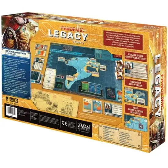 Zman Games Pandemic: Legacy Season 2 (Yellow Edition) Board Game image {1}