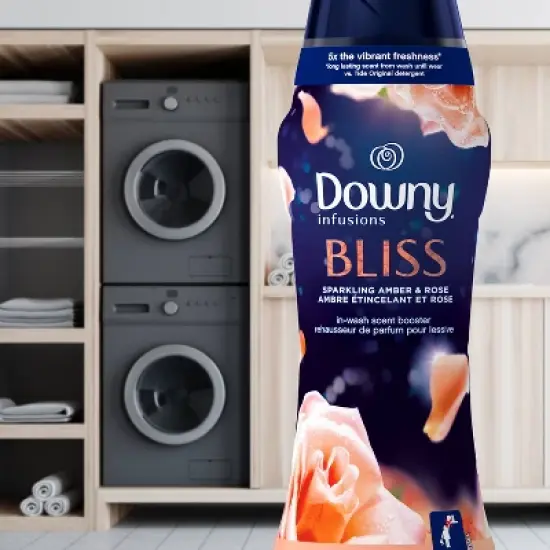 Downy Infusions Bliss Sparkling Amber & Rose In-Wash Scent Booster Beads image {4}