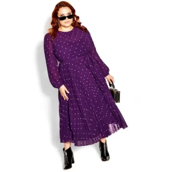 Women's Plus Size Bella Dress - petunia | CITY CHIC image {4}