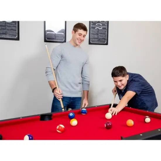 Hathaway Spartan 6' Pool Table with Table Tennis Conversion Top - Black image {2}