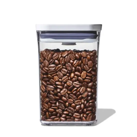 OXO POP 3pc Plastic Food Storage Container Set Clear image {8}