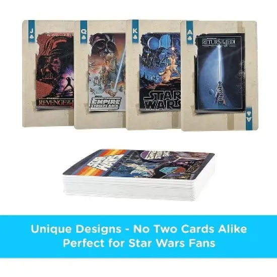 Aquarius Puzzles Star Wars Movie Posters Playing Cards image {1}