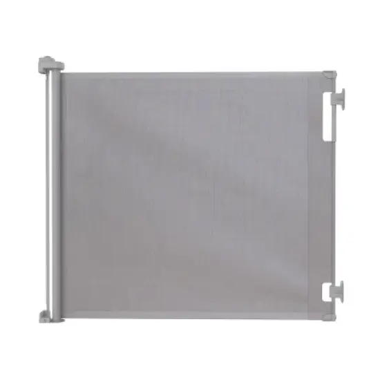 Perma Child Safety 71" Wide x 41" Tall Retractable Baby Gate - 3123 - Gray image {8}
